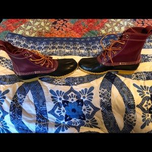 Purple bean boots (ll bean)